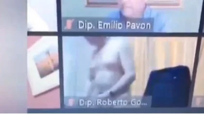 Escándalo con otro diputado por zoom: ¡apareció desnudo!