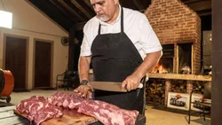 Las raíces neuquinas de un asador en Houston