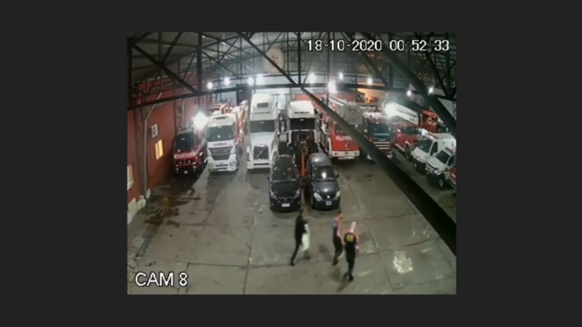 Bomberos héroes salvaron a un bebé de 1 año