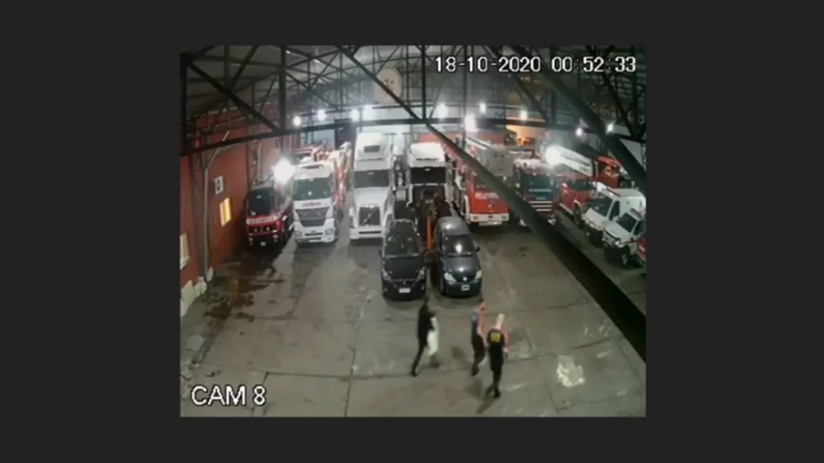 Bomberos héroes salvaron a un bebé de 1 año