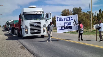 Caso Luciano: cortan la ruta 22 para que no liberen al único detenido