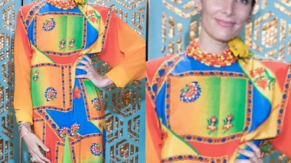 En las redes se burlaron del vestido "multicolor" de Juana Viale