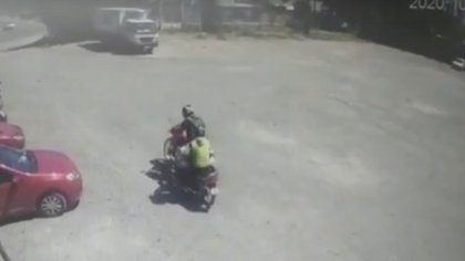Se robaron una moto en segundos y en un predio vigilado