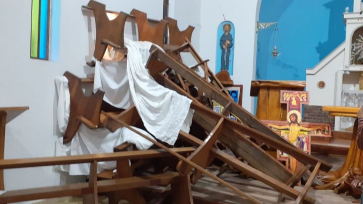 Hay tres imputados por los daños a la iglesia de El Bolsón