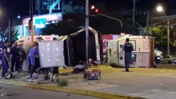 A 24 horas, en el mismo cruce otro violento choque: 4 heridos