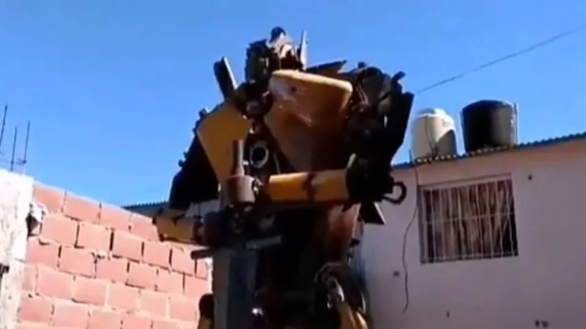 Es furor el "Transformer" casero en  Neuquén