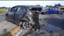 Choque en cadena, pelea y ¿asesinato?
