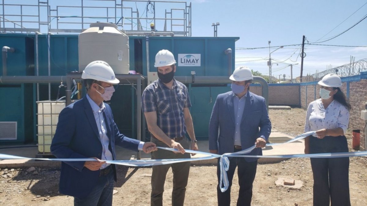 EPAS inauguró otra planta de tratamiento cloacal en el oeste