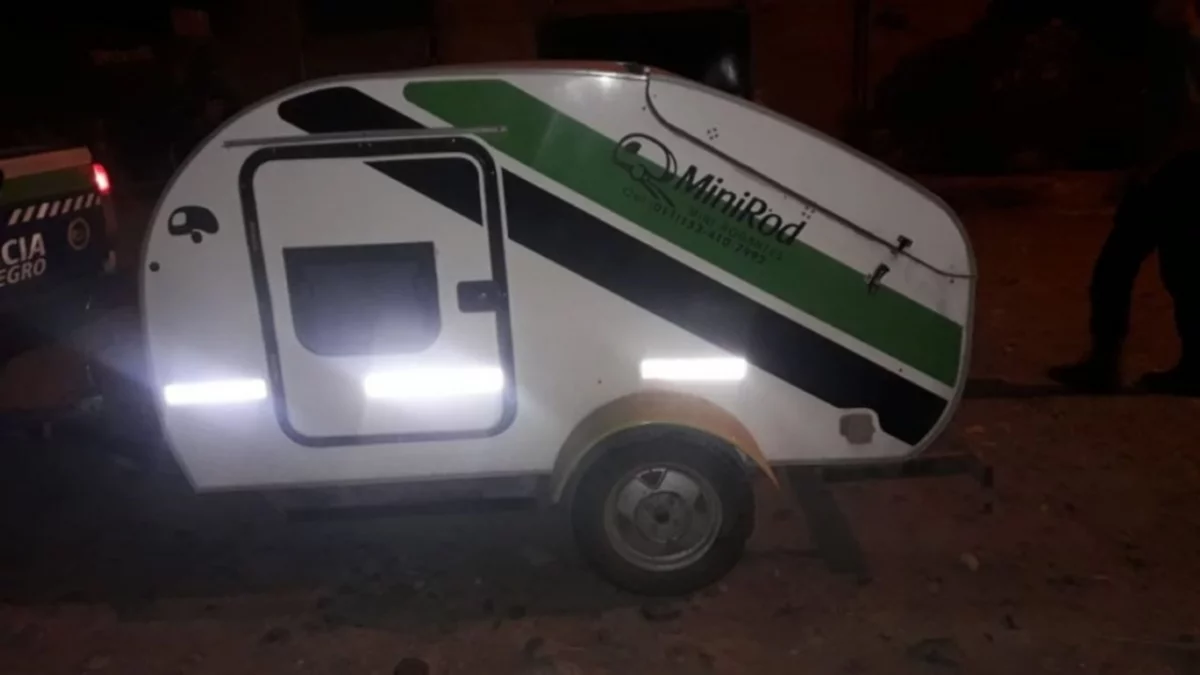 Apareció la casilla rodante robada en Cipolletti
