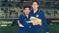 Riquelme despidió al Diego con un video