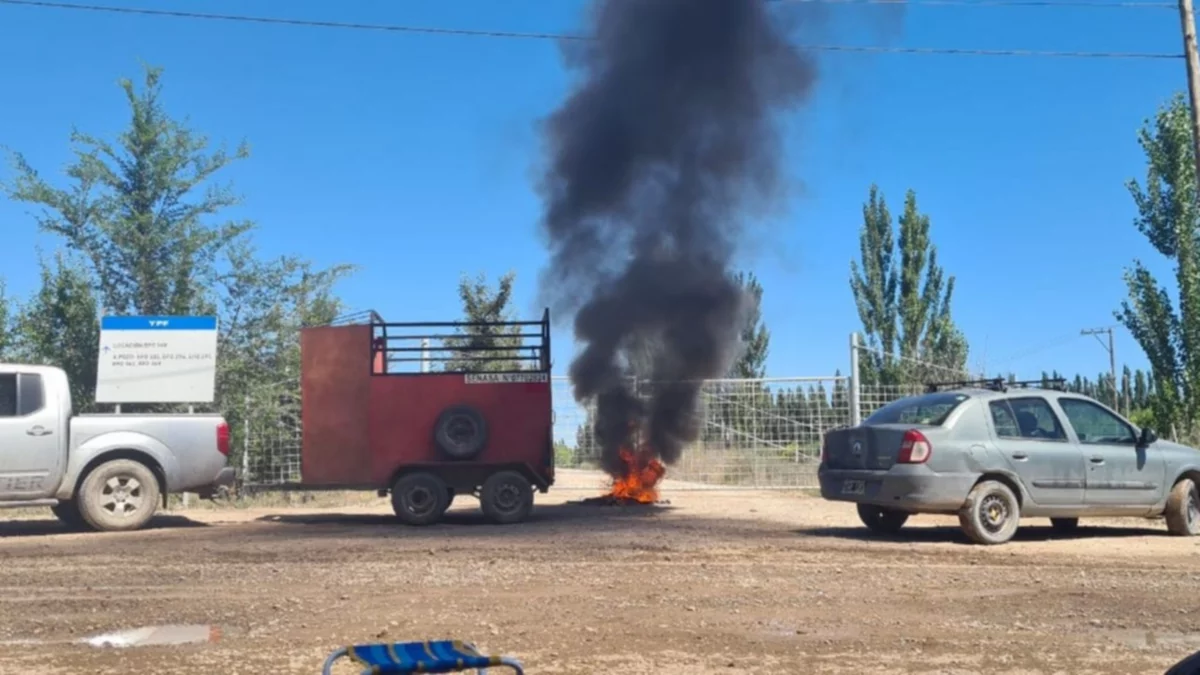 Vecinos de Allen cortaron el ingreso a un pozo petrolero