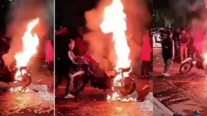 Fuego, alcohol y descontrol en una fiesta clandestina