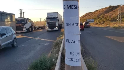 Un corte de vecinos afecta el tránsito en la  ruta 7