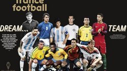 Maradona y Messi, presentes en el Dream Team histórico
