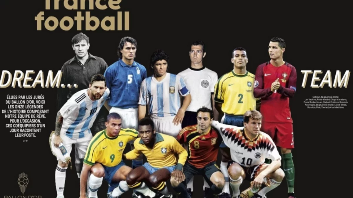 Maradona y Messi, presentes en el Dream Team histórico