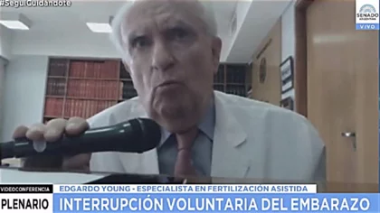 Confusión: médico creyó que se debate el aborto hasta los mil días
