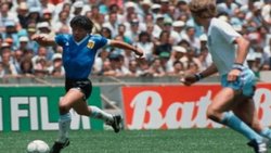 La nube con la silueta de Maradona que creen ver