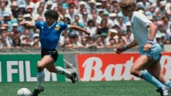 La nube con la silueta de Maradona que creen ver