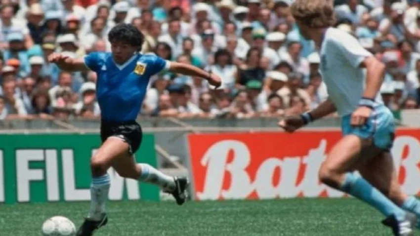 La nube con la silueta de Maradona que creen ver