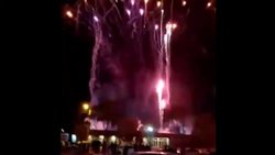El 2021 se recibió en Las Grutas con fuegos artificiales