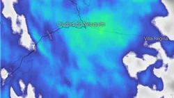La lluvia transformó calor en humedad