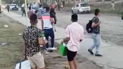 Balas de goma para que los pibes se vayan a dormir