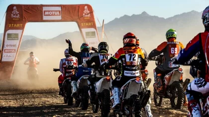 Tres motociclistas argentinos entre los primeros en el Dakar