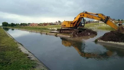 La lluvia y el granizo castigaron al Valle Medio por 4 horas