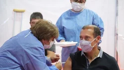 Gutiérrez inmunizado contra el coronavirus