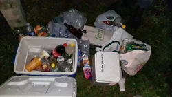 Fiesta clandestina en el predio del Mundial de Motocross