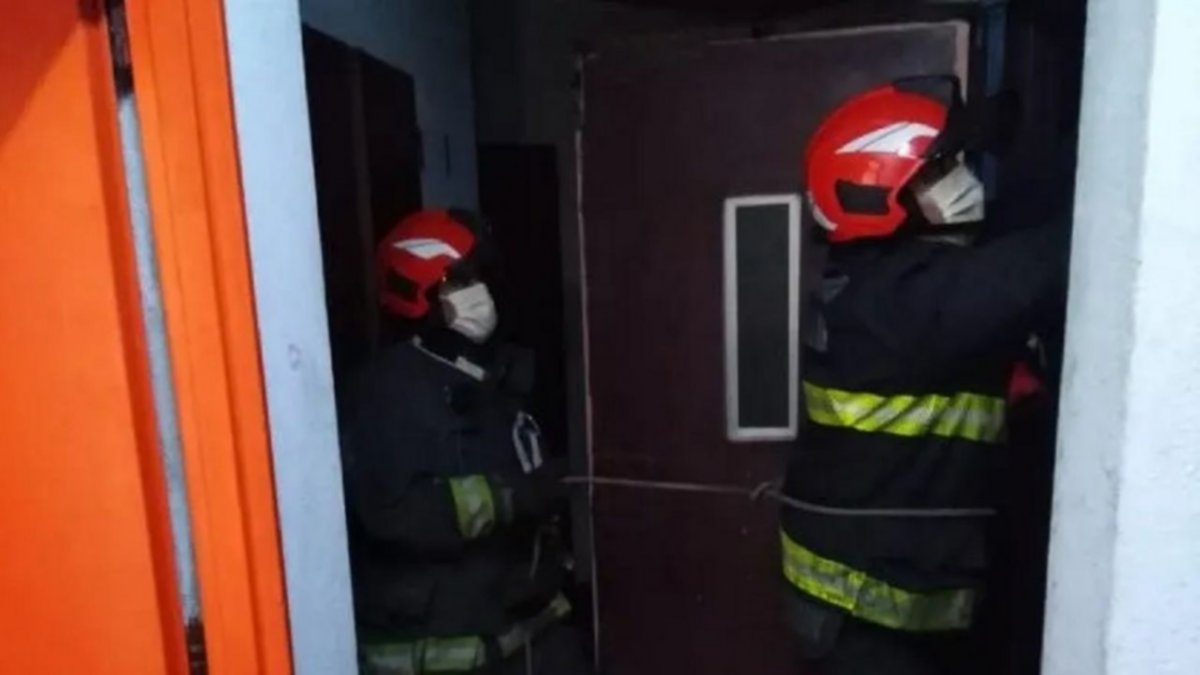 Dramático rescate: cayó 8 pisos por el hueco del ascensor