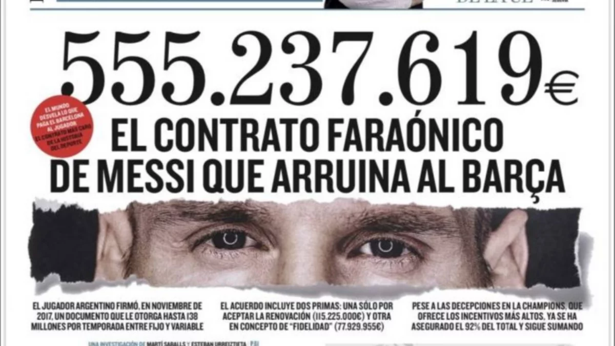 Messi irá contra ex dirigentes del Barcelona