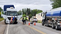 Un muerto en choque frontal sobre la Ruta 22