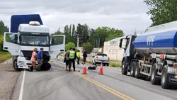 Un muerto en choque frontal sobre la Ruta 22