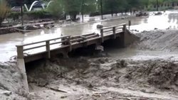 Fuerte tormenta provocó un alud y evacuaciones en Chos Malal