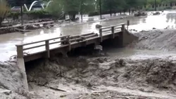 Fuerte tormenta provocó un alud y evacuaciones en Chos Malal
