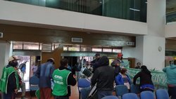 ATE ocupó la municipalidad de Villa Regina