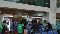 ATE ocupó la municipalidad de Villa Regina