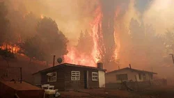 “Es la primera vez que sucede en Argentina un incendio así”