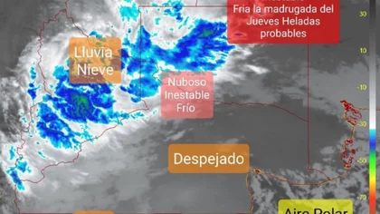 El día más frío del verano: hasta nevó en Chapelco