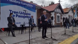 Meoni, Gutiérrez y Gaido inauguraron el Tren a Plottier