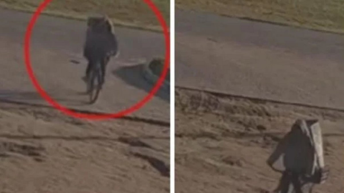 El secuestrador llevaba a Maia escondida en una caja