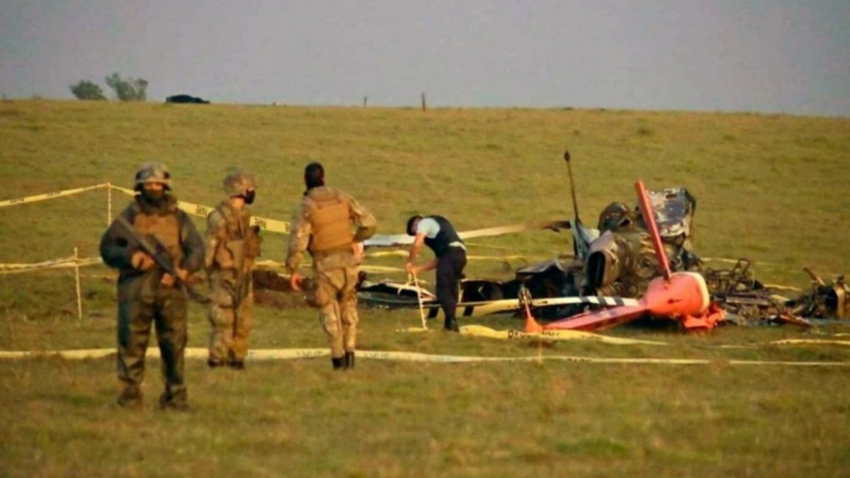 Cayó un helicóptero que transportaba vacunas en Uruguay