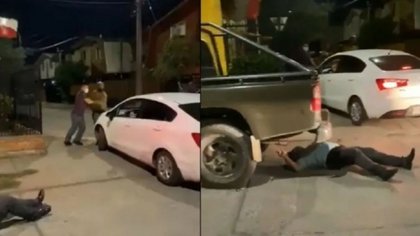 Pastor quiso zafar de un control y simuló ser atropellado