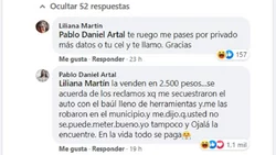 Se hizo viral la respuesta a la intendenta de Allen