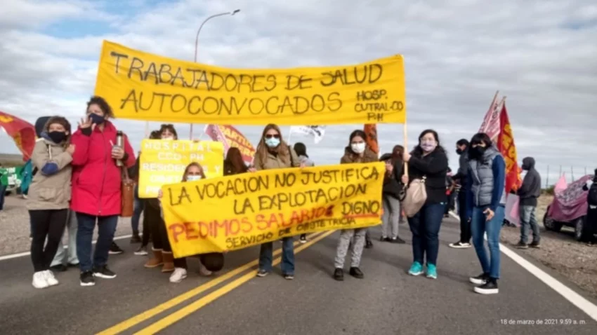 Autoconvocados de salud nacionalizaron el reclamo
