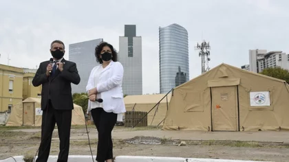 Estados Unidos donó al país tres hospitales modulares