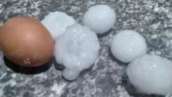 Cayó granizo en Añelo y El Chañar: cómo sigue el tiempo