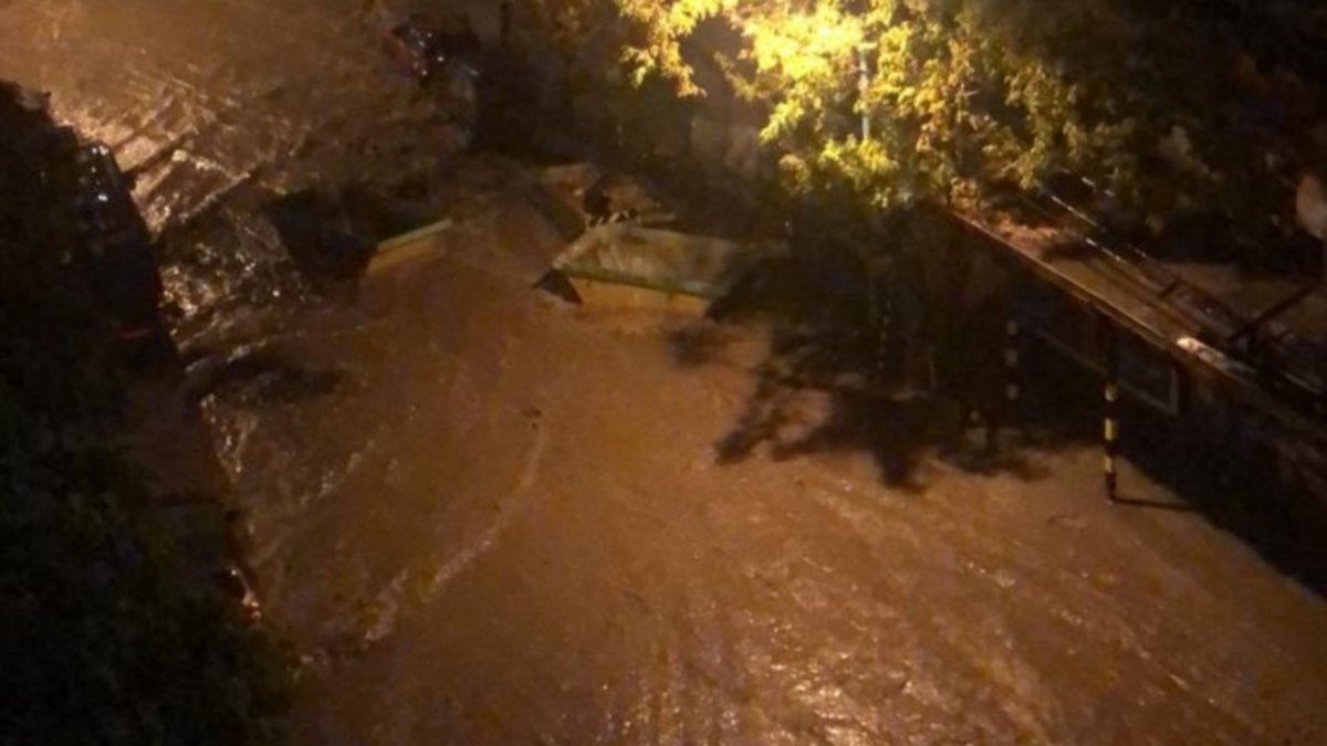 "Llovió en media hora, lo que llueve en 2 meses"