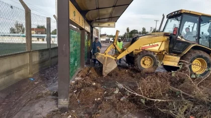 Tormenta: 300 operarios municipales trabajando en las calles